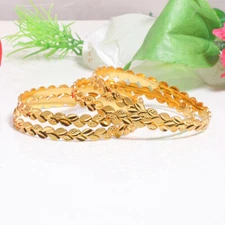 Suprimo Fashion Gold Plated Bollywood Divas Bangles  For Women's & Girl's 4 Pack