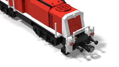 Instrukcja PDF Lokomotywa spalinowa DB BR V90 MOC Unikat do budowy z klocków LEGO© - Zdjęcie 4 z 4