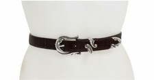 Brighton Brown Allegro Swirl Belt Women's Size S L12404