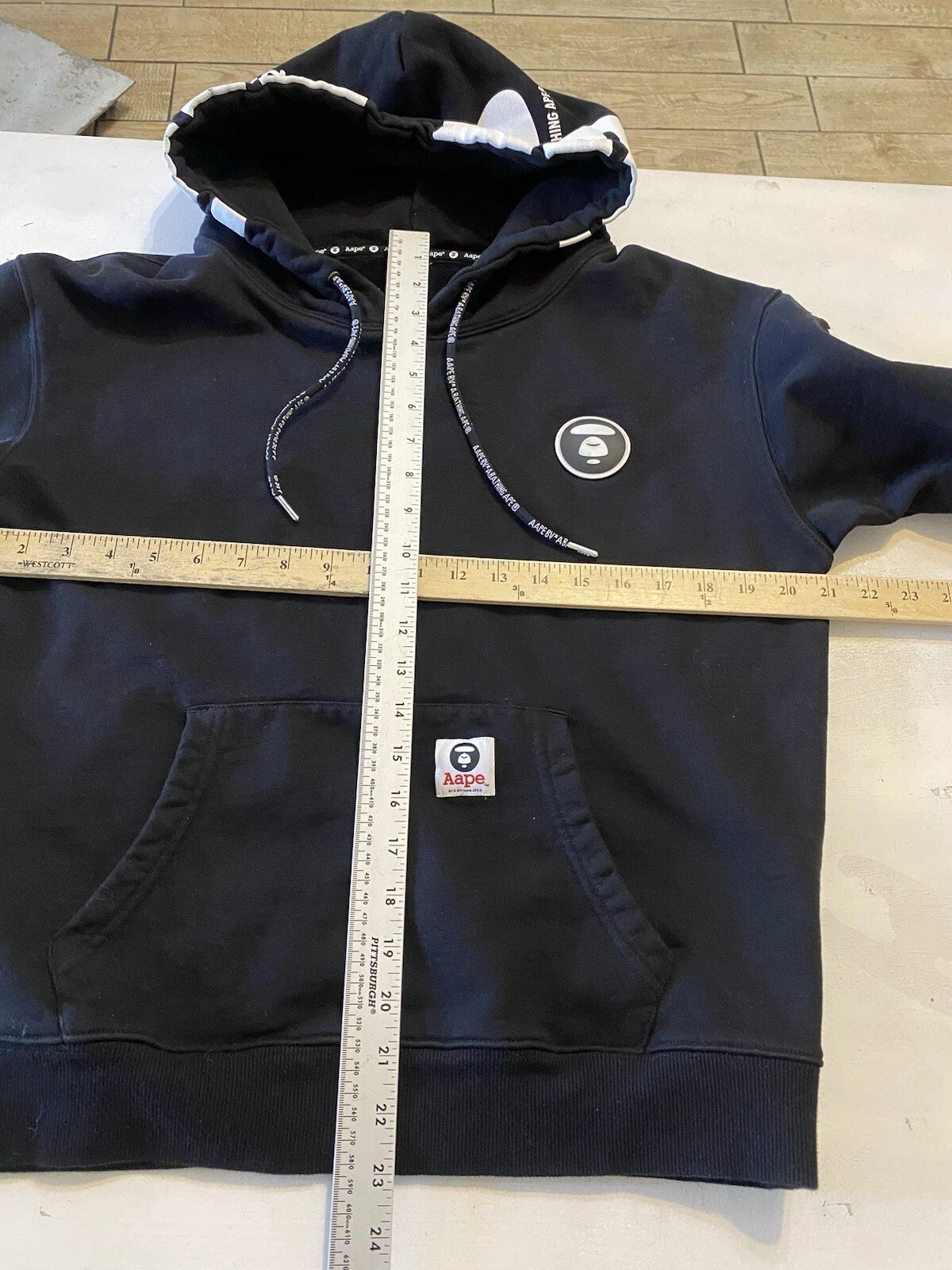 A BATHING APE (BAPE) Felpa con cappuccio uomo Aape By A Bathing Ape Universe maglione manica lunga M