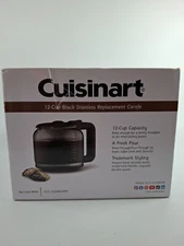 Cuisinart DCC-1220BKSRC 12-Cup Black Stainless Replacement Carafe