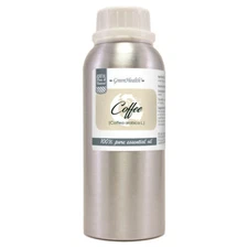Coffee Essential Oil - 8 fl oz - Aluminum Bottle w/ Locking Cap - GreenHealth