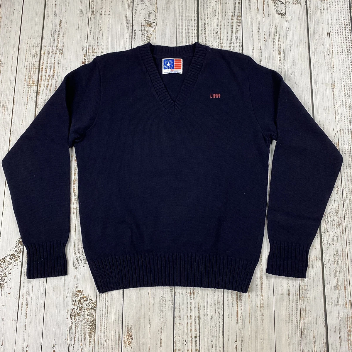 LONG ISLAND RAILROAD LIRR MTA NYC 2XL UNIFORM KNIT LONG SLEEVE SWEATER USA  MADE | eBay