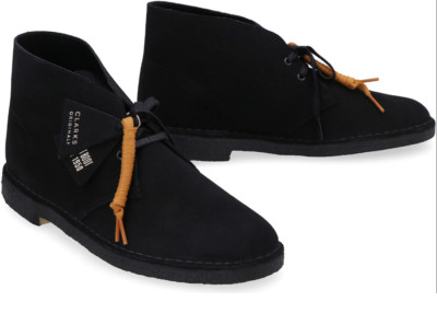 Clarks - Desert Boot - Black Suede - 26155480 - Men's