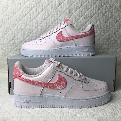 Nike Air Force Low '07 Shoes Women's SZ Pearl Pink/Coral