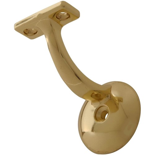 Hardware Essentials Brass Ornamental Handrail Bracket 852884