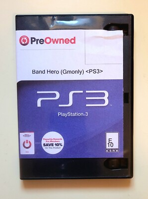 Band Hero Playstation 3 Create Dream Band Music 2009 Everyone 10+  Free Shipping
