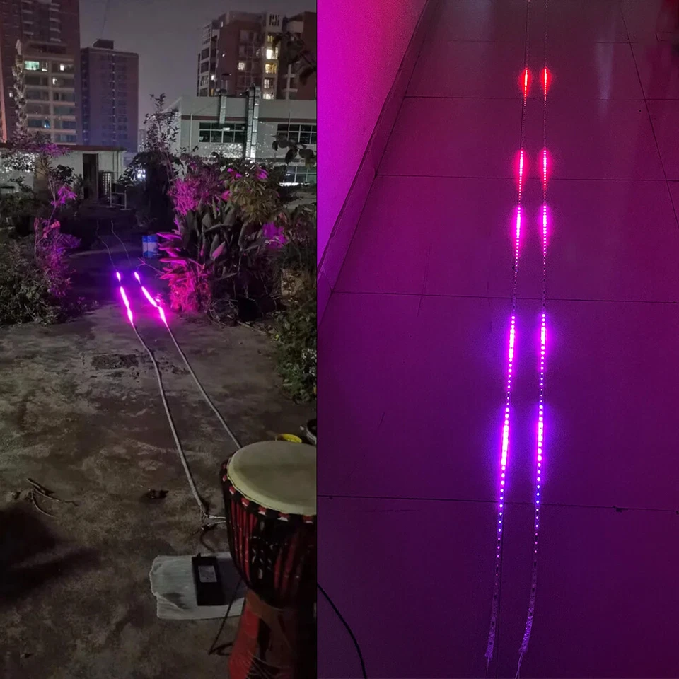 DC12V 5050 Dream Color RGB Music Rhythm Sound Wave Flowing Water LED Light Strip - Image 4 of 4