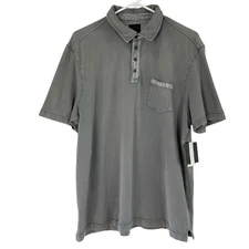 14th & Union Gray Short Sleeve Collared 4-Button Polo Size XL New w/Tag