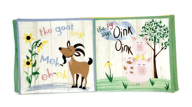 Farm-tastic Friends - Libros de tela suave para bebés, niños, niños, niñas Foto 4 de 4