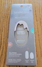 Dashing Diva Glaze Semi-Cured Gel Nail Strips - Winter Wonderland  New