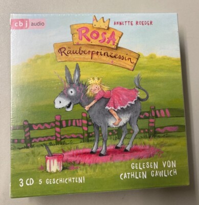 Hörbuchkoffer - Anette Roeder - Rosa Räuberprinzessin - 3 Audio-CDs ( 5 Geschi.)