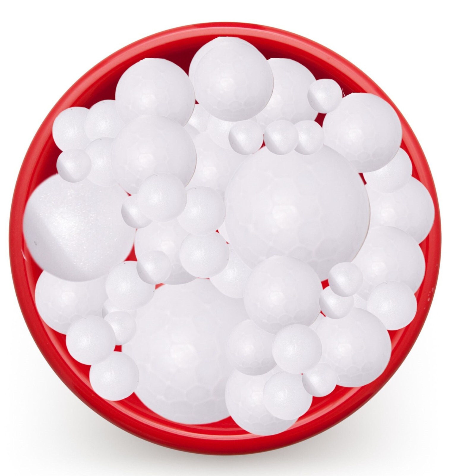 White Glitterd Foam Balls-About 500 Glitter Vase Filler Decorative Balls #3581-2