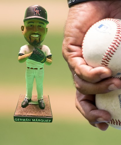 ALEMÁN MARQUEZ BOBBLEHEAD 2021 ALL STAR GAME COORS FIELD, COLORADO Rockies AT&T