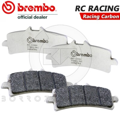 4 BREMBO RC CARBON CERAMIC RACING BRAKE PADS MV AGUSTA F4 CC 1078 2008