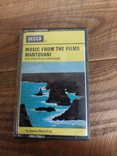 Music From The Films Mantovani Cassette Tape