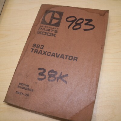 CAT Caterpillar 983 Parts Manual Book Shop track loader crawler 38K series list