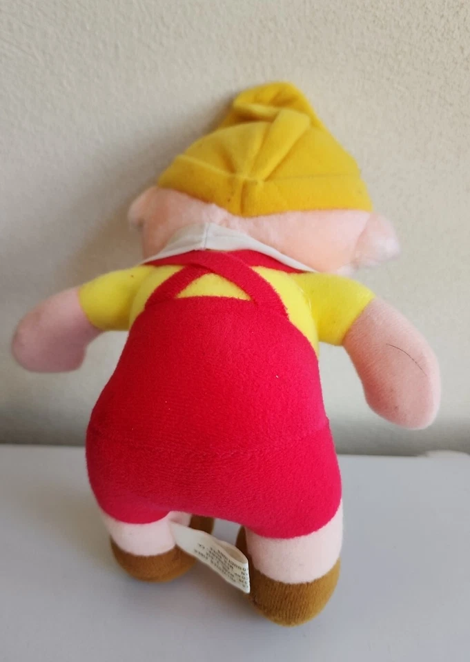 Muñeca de peluche clásica de Pinocho de película animada de Walt Disney de colección juguete de 7" Foto 2 de 2