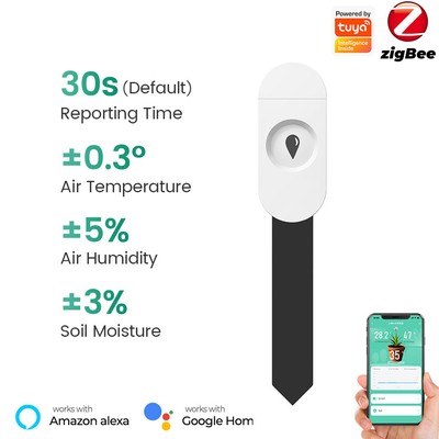 Zigbee Humidity Temperature Tester Temperature and Humidity Meter for Garden