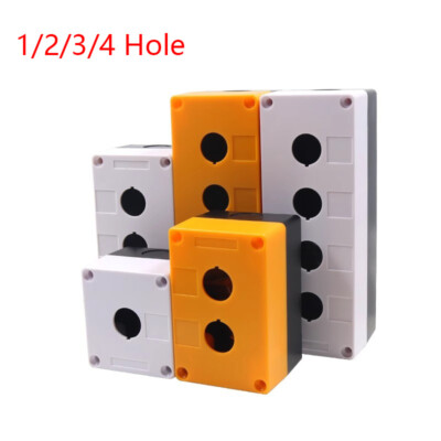 1/2/3/4 Hole Switch Box for 22mm Pushbutton Plastic Enclosure Power Push Button