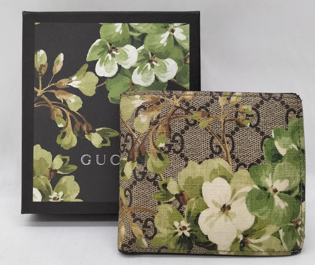 Portefeuille compact Gucci GG Supreme