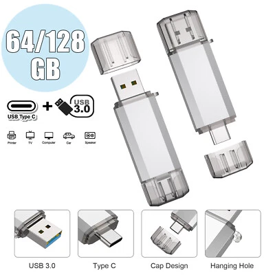 KOOTION 32/64/128GB TYPE-C OTG USB 3.0 Memory Stick Flash Pen Drive Android/Samsung/Mac