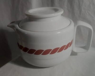Bob Van Allen / Mikasa ~  NAUTILUS Terracotta  (L9151) Mid-Century Modern Teapot