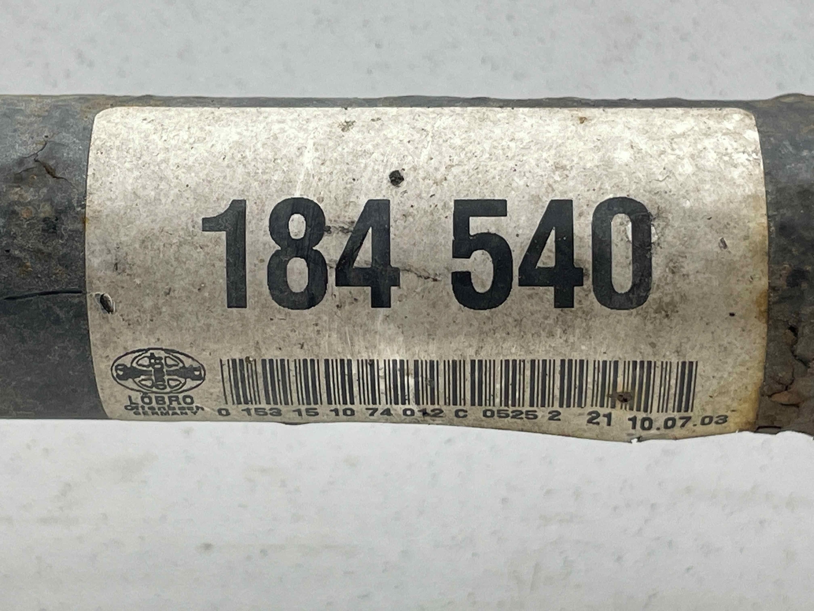 2004 Maserati Coupe GT OEM Rear Left Hand Drivers Side CV Axle Shaft 36K