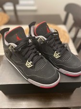air jordan 4 bred retro black cement red