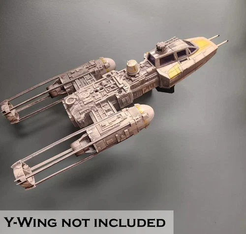 Star Wars Wall Mount For Vintage And Modern Y-wing Ship