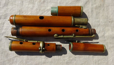 Alte Querflöte Buchsbaum  ca. 60,5 cm