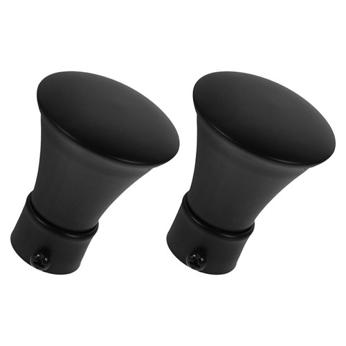 2pcs Curtain Rod Finials Replacement Parts Curtain Rods End Ornaments