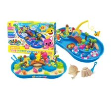 Pinkfong Baby Shark Figure Waterpark Sand Play Fishing Set /Korea