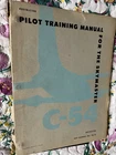 Douglas C-54 rare original WW2 Pilot Training manual