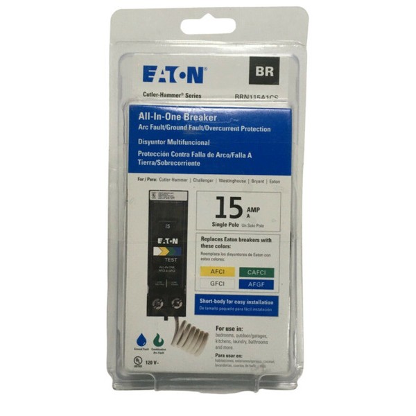 Eaton BRN115A1CS AF/GF Breaker for sale online eBay