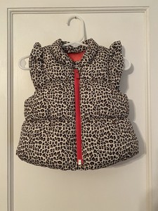 baby leopard vest