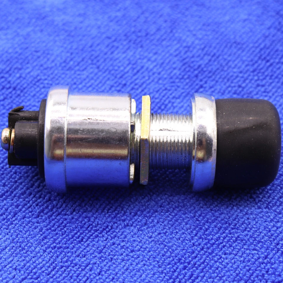 Universal Waterproof Momentary Ignition Switch Push Starter Button 60/40 Amps Foto 3 de 4