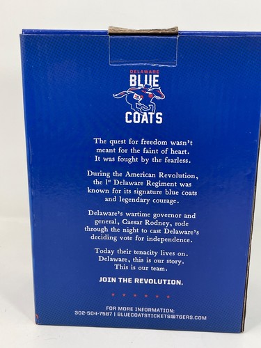 Joel Embiid NBA Philadelphia 76ers Limited Edition BobbleHead Delaware Blue Coat - 第 2/12 張圖片