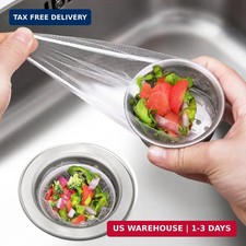 300 Pack Kitchen Sink Strainer Mesh Bags - Anti-Clogging Disposable Sink Drain C