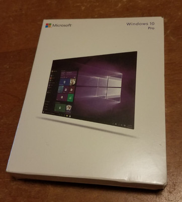 Microsoft Windows 10 Professional sealed Box,32-bit,64-bit,USB 3