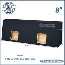 Regular Cab / Single Cab 8" X-Large Sub Box Subwoofer Enclosure Solo Baric