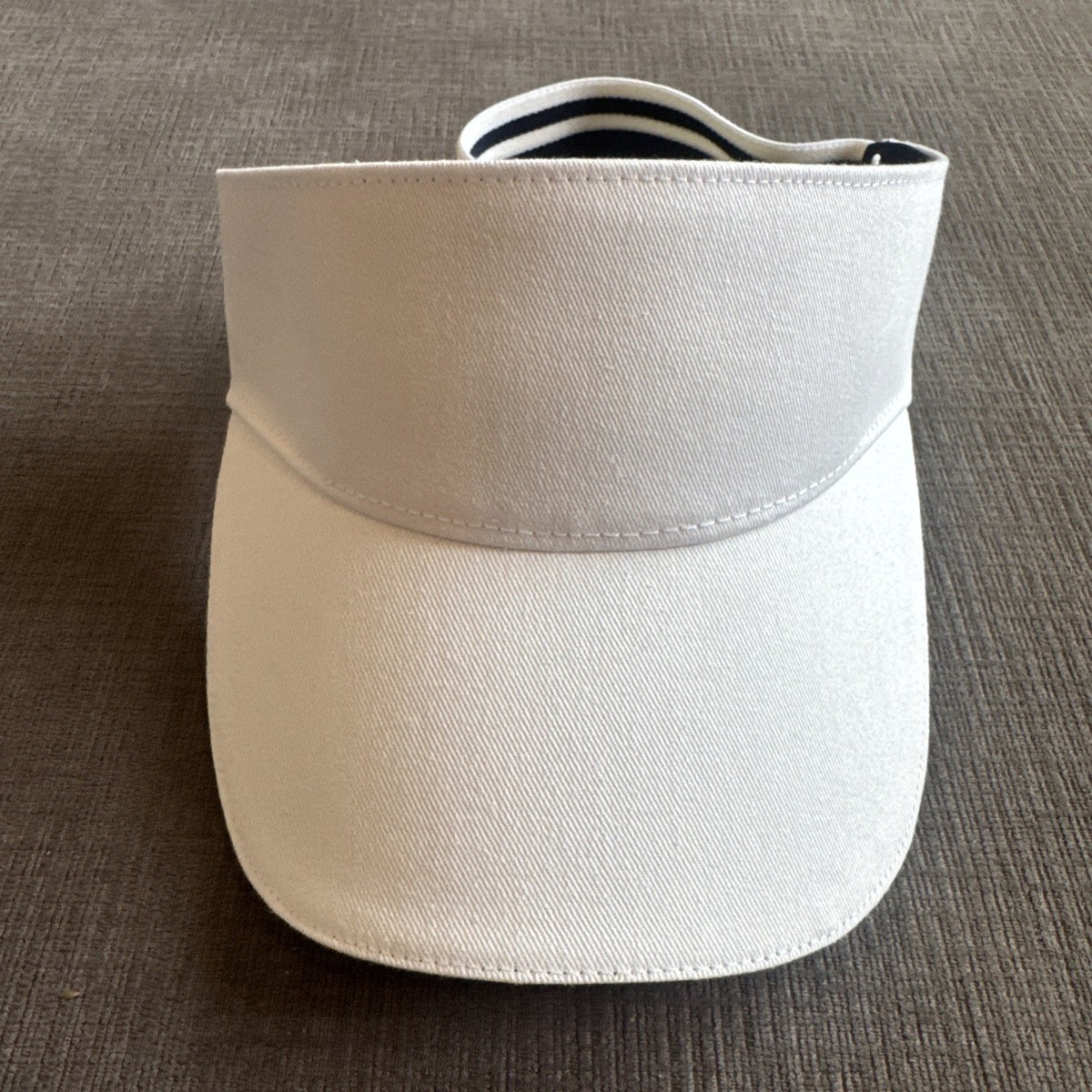2026 Tory Burch Berckmans Place Masters Visor White and Navy 