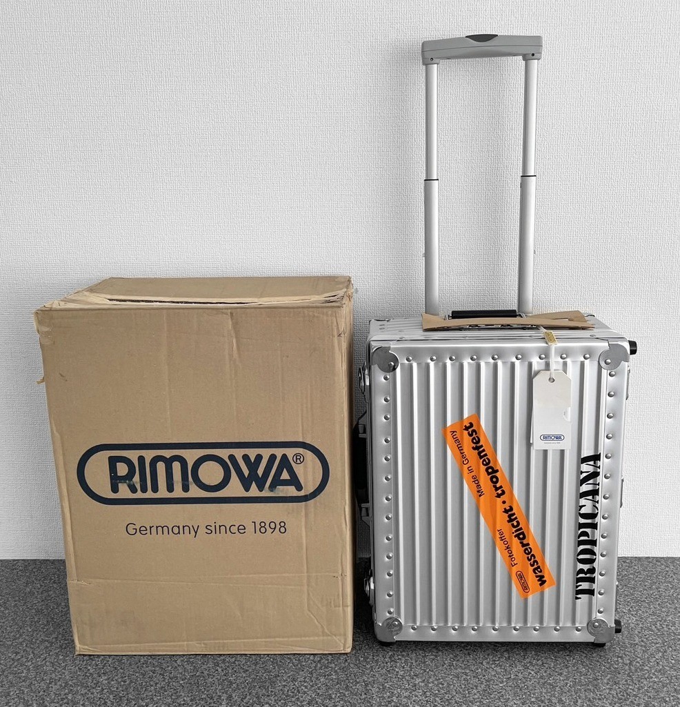 Rimowa Tropicana Trolley 23L Silver 2-wheels Carry Case Suitcase