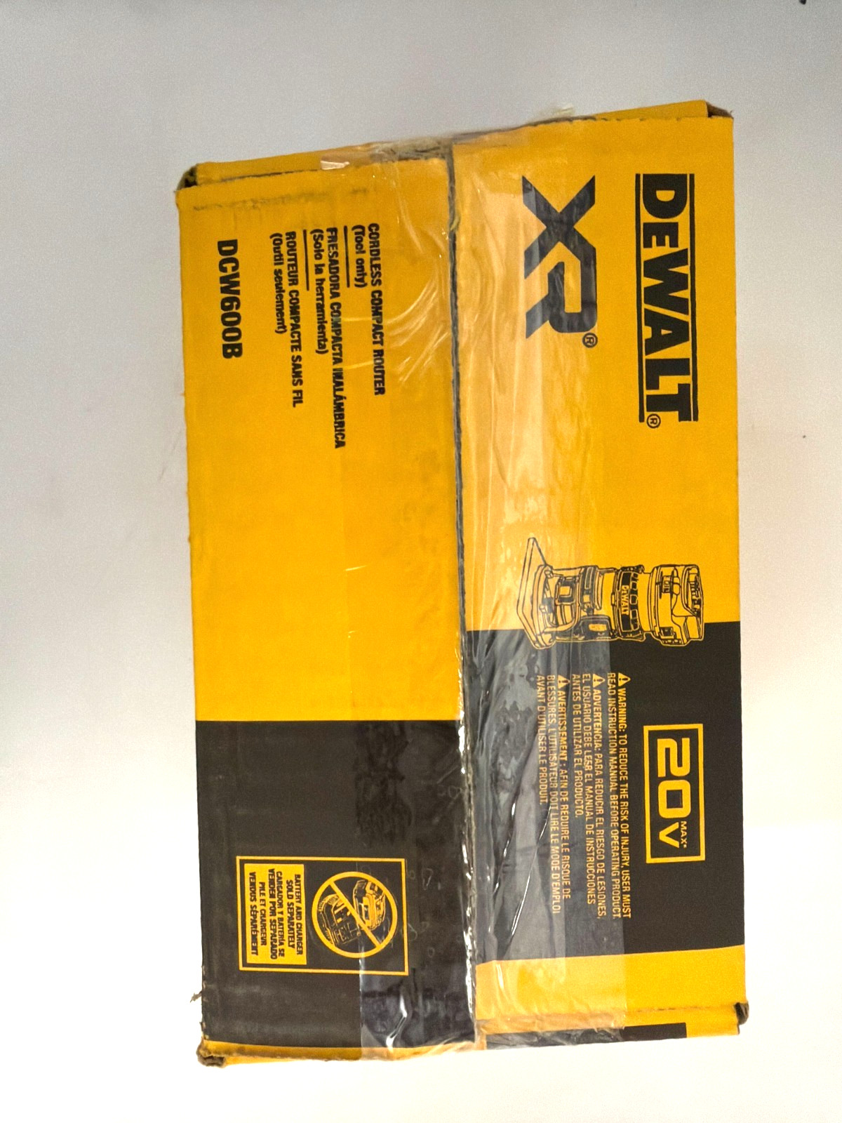 [NEW] (DCW600B) DeWalt  20V Max XR Cordless Compact Router (Tool Only)