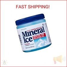 Mineral Ice Original Therapeutic Menthol Pain Relief Gel. Greaseless with "Deepc