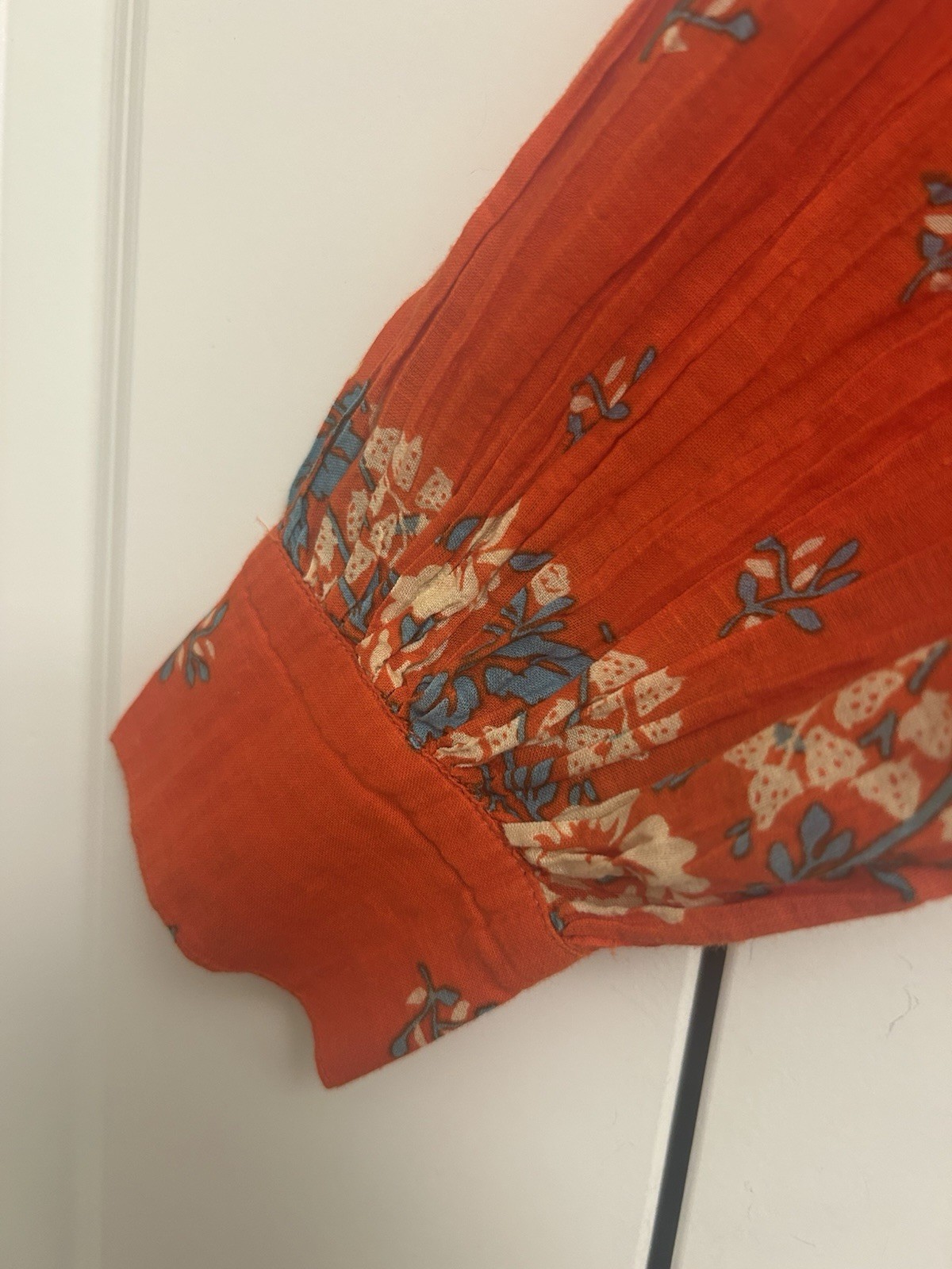 $255 MOISMONT size M Viviane Top no. 732 Orange Floral Mois Mont Sold Out image 5