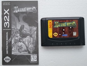 Metal Head Sega 32X Game Complete in Box with instruction manual