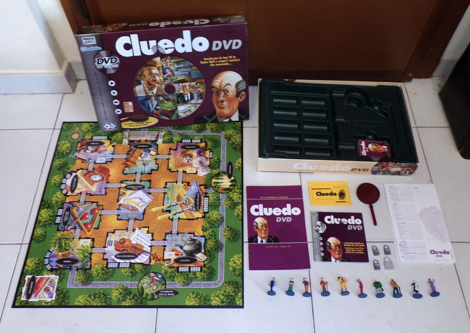 CLUEDO DVD Tv Games – Ed Hasbro 2006 OTTIMO COMPLETO ITA Clue