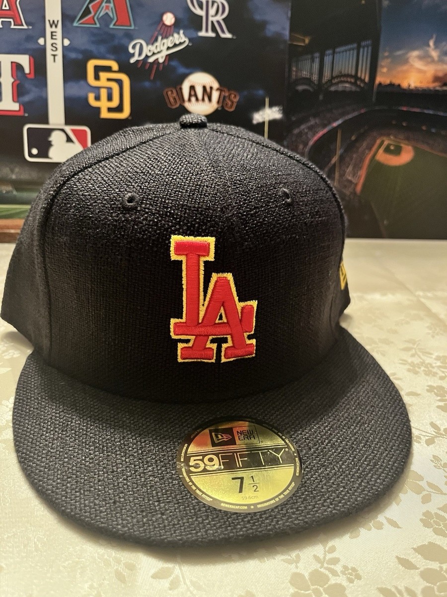 New Era 59Fifty LA Dodgers Hemp Black/Red /Yellow Colorpack Hat