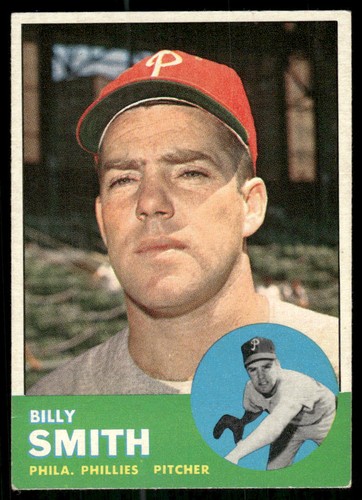 Billy Smith #241 1963 Topps card
